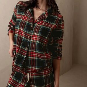 Banana Republic Factory Flannel Pajama Top